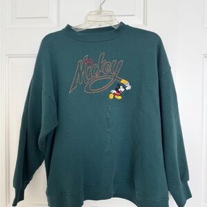 Disney Green Mickey Sweatshirt